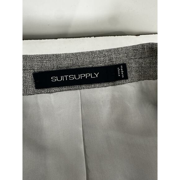Suit Supply Lazio Suit Size 38 US Grey Perennial Tailored Fit Wool NWT $673 - Picture 8 of 16